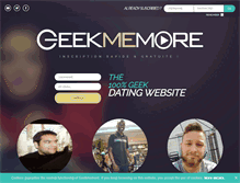 Tablet Screenshot of geekmemore.com